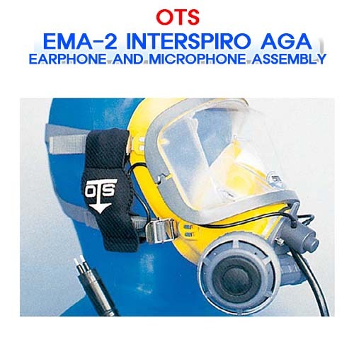 오티에스 EMA2 다이버국 [테코] TECKO OTS EMA-2 INTERSPIRO AGA EARPHONE AND MICROPHONE ASSEMBLY