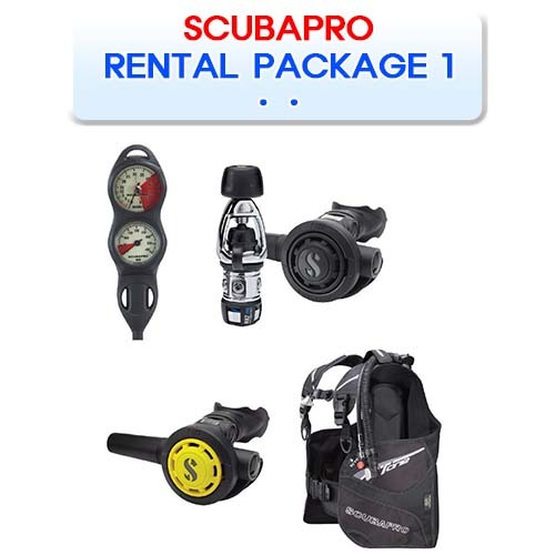 스쿠버프로 스쿠바프로 렌탈 패키지 1 다이빙 장비세트 SCUBAPRO1 RENTAL PACKAGE 1
